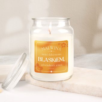 ŚWIECA Zapachowa Prezent na Pożegnanie Koleżanki z Pracy