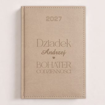 KALENDARZ Książkowy Elegancki Prezent dla Dziadka