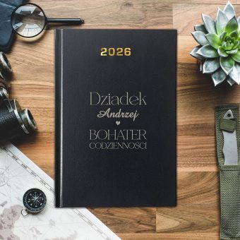 KALENDARZ Książkowy Elegancki Prezent dla Dziadka