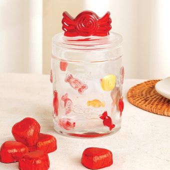 ZESTAW Słoik z Czekoladowymi Sercami Słodki Prezent