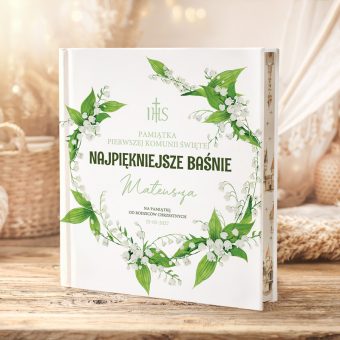 BAŚNIE Książka Prezent Na Komunię Dla Chrześniaka