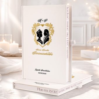 PLANER Dziennik Ślubny Personalizowany w Stylu Bridgertonów