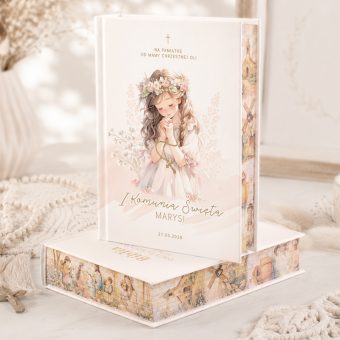 BIBLIA z Imieniem Prezent Komunia Święta Dziewczynki 2026