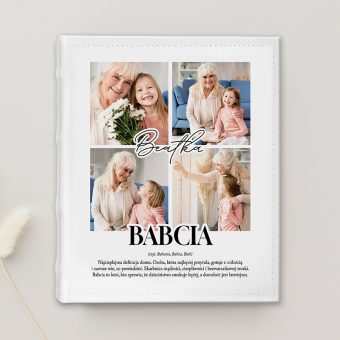 FOTOALBUM Tradycyjny z Definicją Słowa Babcia Dziadek