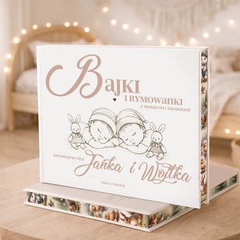 KSIĄŻKA Bajki i Wiersze Wspólny Prezent dla Bliźniaków