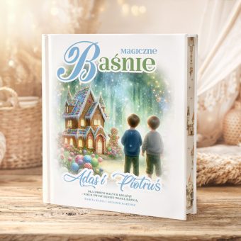 BAŚNIE Książka z Personalizowaną Okładką Prezent dla Braci Bliźniaków