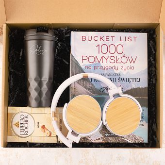 ZESTAW Prezent na Pierwszą Komunię ze Słuchawkami i Książką
