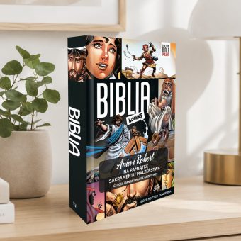 Personalizowana BIBLIA W KOMIKSIE Oryginalny Prezent na Ślub Kościelny