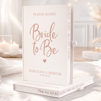PLANER ślubny personalizowany Bride to Be