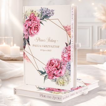 PLANER na przygotowania ślubne Sweet Peony