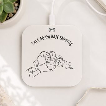 Personalizowana ŁADOWARKA Indukcyjna Prezent dla Taty