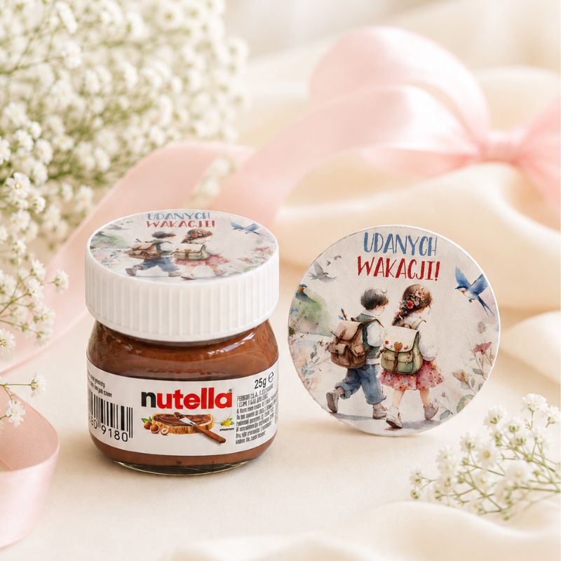 Mini Nutella słodki upominek na koniec roku szkolnego to wyjątkowy prezent dla uczniów.