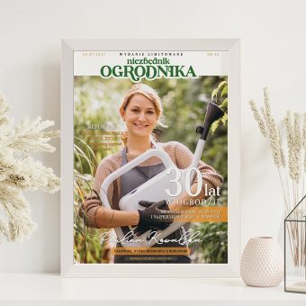 PLAKAT jak Okładka Gazety Prezent na Urodziny dla Ogrodnika