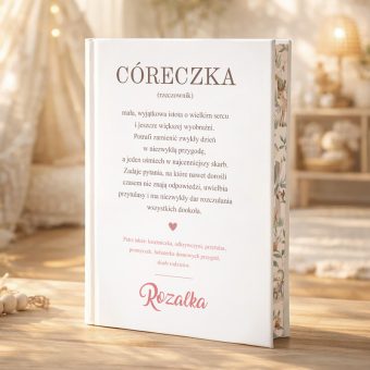 KSIĄŻKA Z BAJKAMI z Definicją Słowa Prezent dla Córki