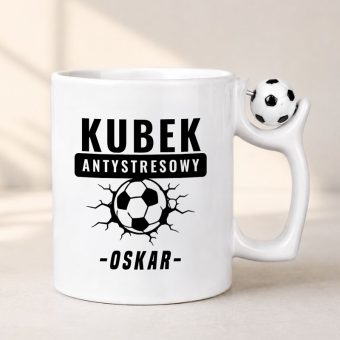 KUBEK Antystresowy Prezent dla Miłośnika Piłki Nożnej