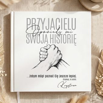 KSIĄŻKA Wspomnień OPOWIEDZ MI Prezent dla Przyjaciela
