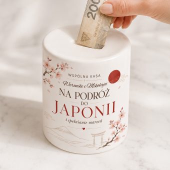 Personalizowana SKARBONKA na Podróż do Japonii dla Pary
