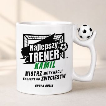 KUBEK z Piłką w Uchwycie Prezent dla Trenera