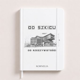NOTATNIK z Imieniem Prezent dla Architektki