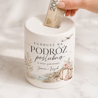 SKARBONKA na Podróż Poślubną Prezent dla Młodej Pary