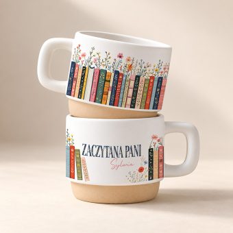 Personalizowany KUBEK Prezent dla Szkolnej Bibliotekarki