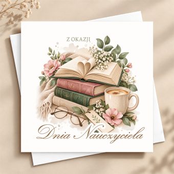 KARTKA na Dzień Nauczyciela z Podpisem od Całej Klasy
