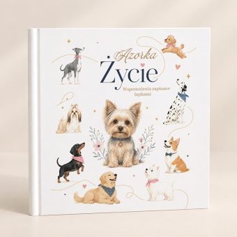 KSIĘGA Wspomnień Pieska Prezent dla Właściciela Yorkshire Terrier