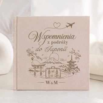 Welurowa KSIĘGA Wspomnień z Podróży do Japonii
