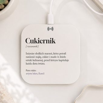 ŁADOWARKA Indukcyjna Prezent z Definicją dla Cukiernika