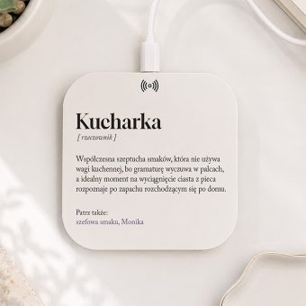 ŁADOWARKA Indukcyjna z Definicją Słowa Kucharz Kucharka