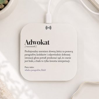 ŁADOWARKA Indukcyjna z Definicją Praktyczny Prezent dla Adwokata