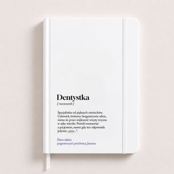 NOTATNIK z Definicją Zabawny Prezent dla Dentysty