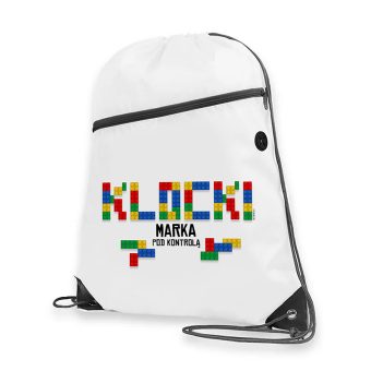 Imienny WOREK Plecak Gadżet dla Fana Klocków LEGO