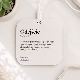ŁADOWARKA Indukcyjna z Definicją Prezent na Odejście dla Pracownika