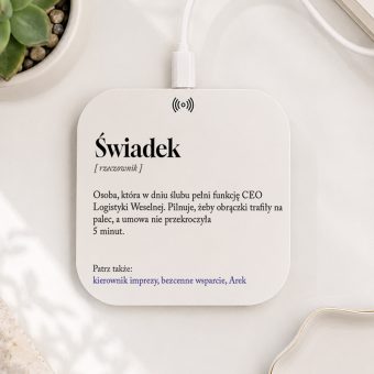 ŁADOWARKA Indukcyjna Prezent dla Świadków z Definicją Słowa