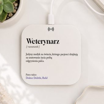 ŁADOWARKA Indukcyjna z Definicją Prezent dla Weterynarza