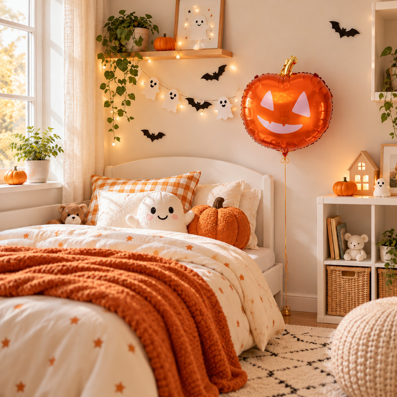 Zdjęcie posta - Jak udekorować pokój dziecka na Halloween? Pomysły na strasznie fajne dekoracje